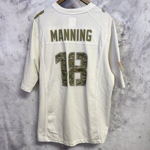 Peyton Manning Denver Broncos Nike Jersey Mens Large White Camo Military NFL